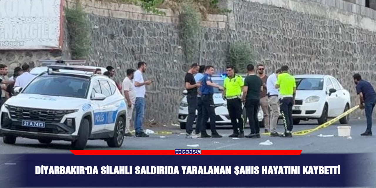 Diyarbakır'da silahlı saldırıda yaralanan şahıs hayatını kaybetti