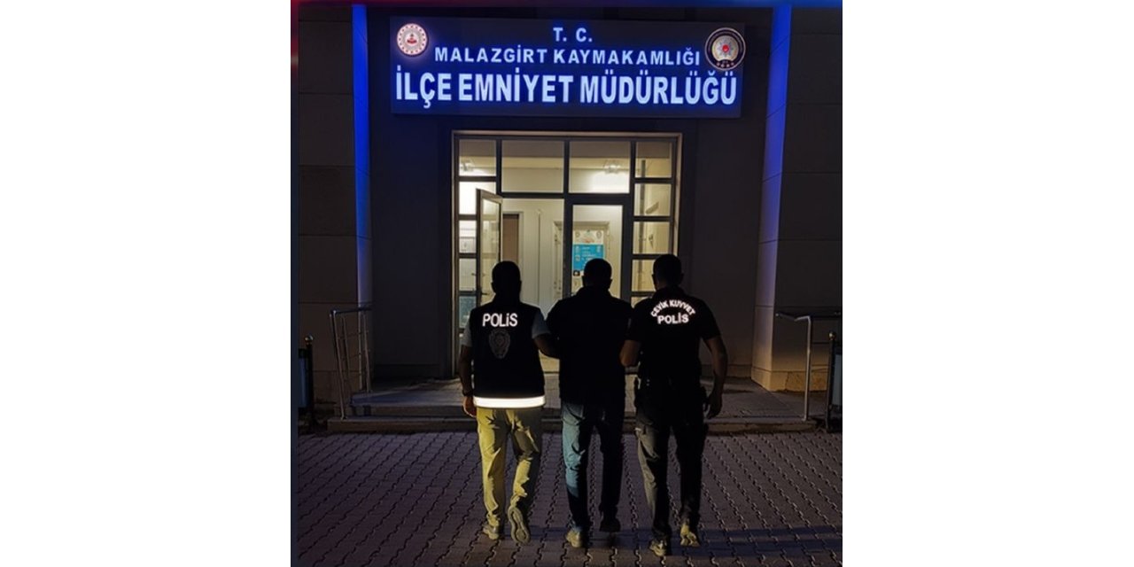 Muş’ta aranan hükümlü operasyonla yakalandı