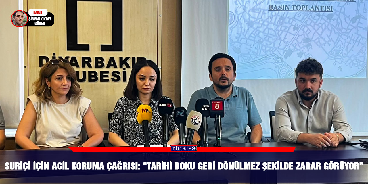 Suriçi için acil koruma çağrısı: “Tarihi doku geri dönülmez şekilde zarar görüyor”