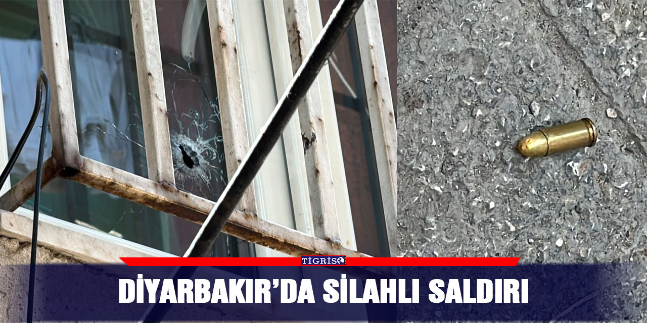 Diyarbakır’da silahlı saldırı