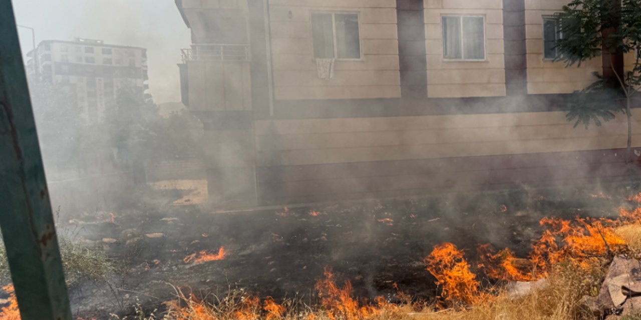 Siirt'te korkutan yangın