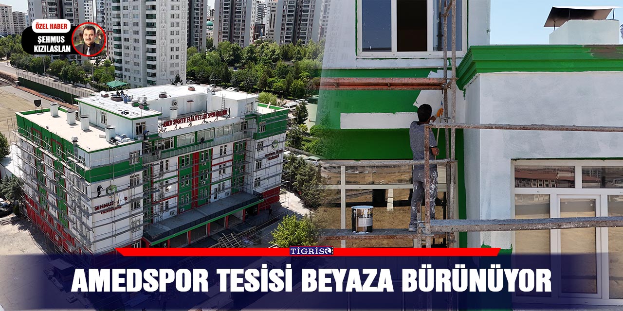 Amedspor Tesisi Beyaza Bürünüyor