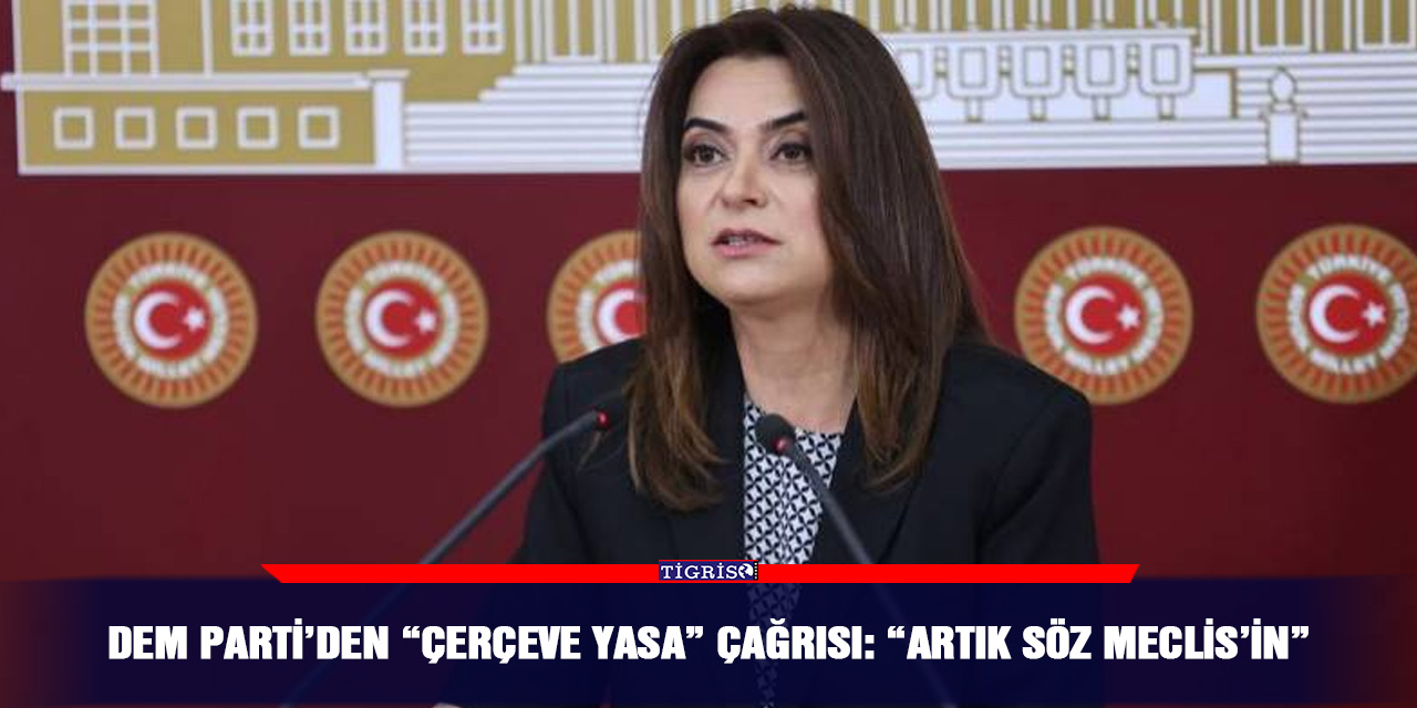 DEM Parti’den “Çerçeve yasa” çağrısı: “Artık söz Meclis’in”
