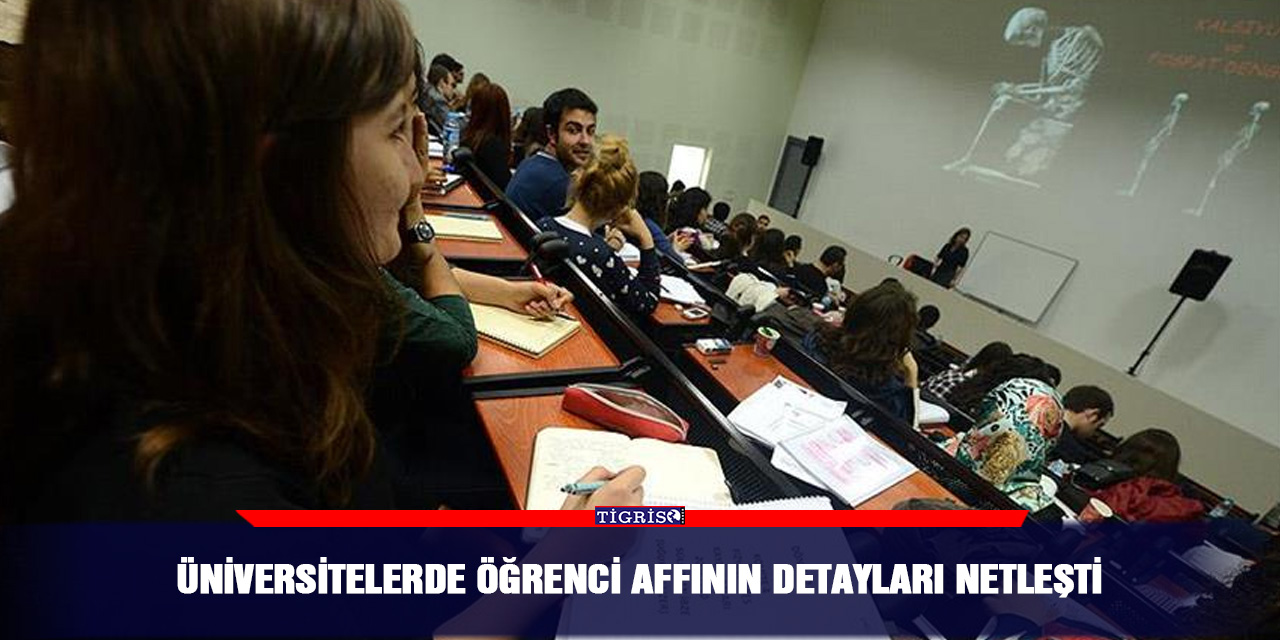 Üniversitelerde öğrenci affının detayları netleşti