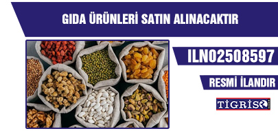 GIDA ÜRÜNLERİ SATIN ALINACAKTIR