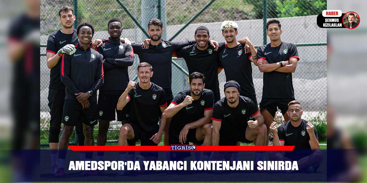 Amedspor'da yabancı kontenjanı sınırda