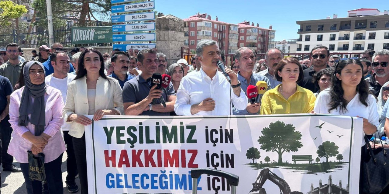 Van’da park alanının askeri lojmana tahsisine tepki
