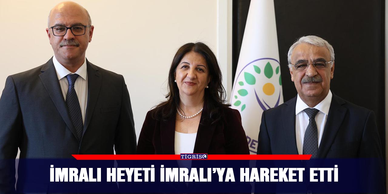 İmralı Heyeti İmralı’ya hareket etti