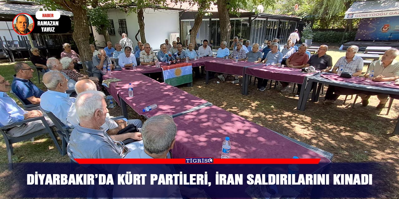Diyarbakır’da Kürt Partileri, İran saldırılarını kınadı