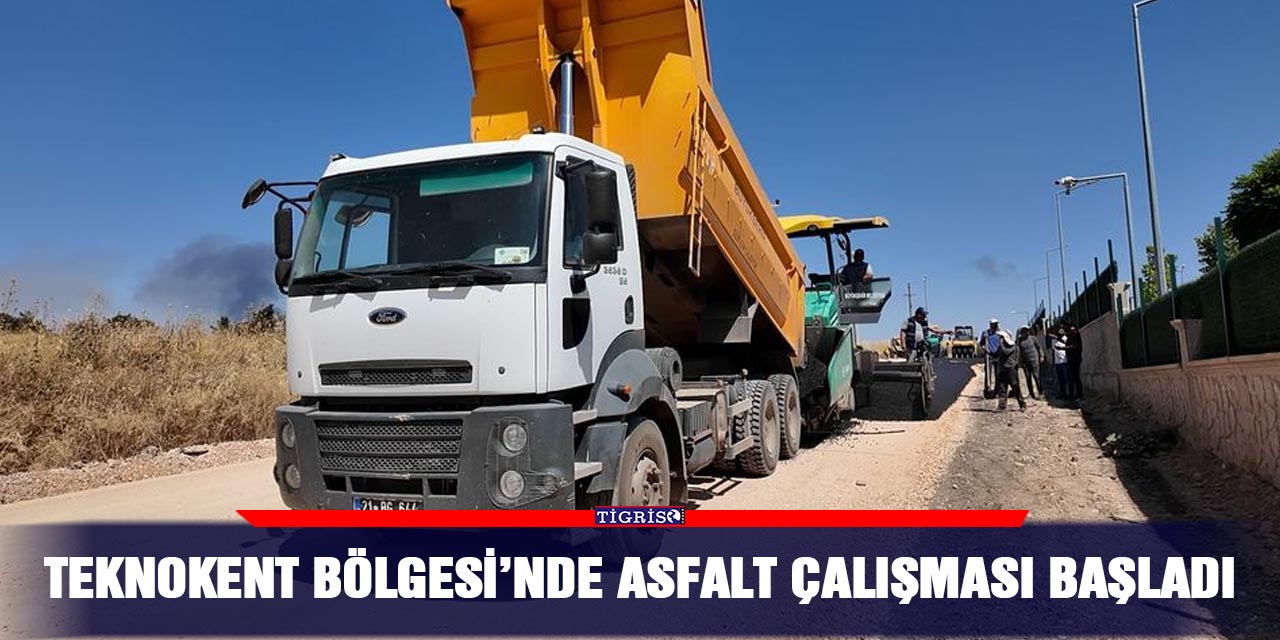 Teknokent Bölgesi’nde asfalt çalışması başladı