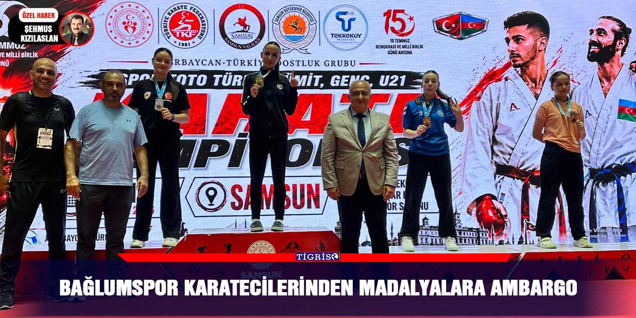 Bağlumspor karatecilerinden madalyalara ambargo