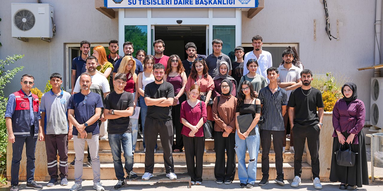 DİSKİ'de stajyerlere iş güvenliği eğitimi