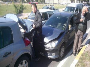 Diyarbakır’da trafik kazası: 1 yaralı
