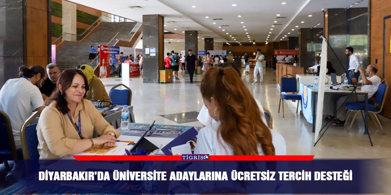 Diyarbakır’da üniversite adaylarına ücretsiz tercih desteği