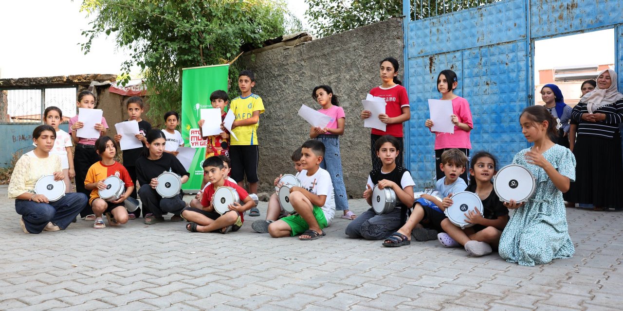 Diyarbakır Zorova’da çocukların konser heyecanı
