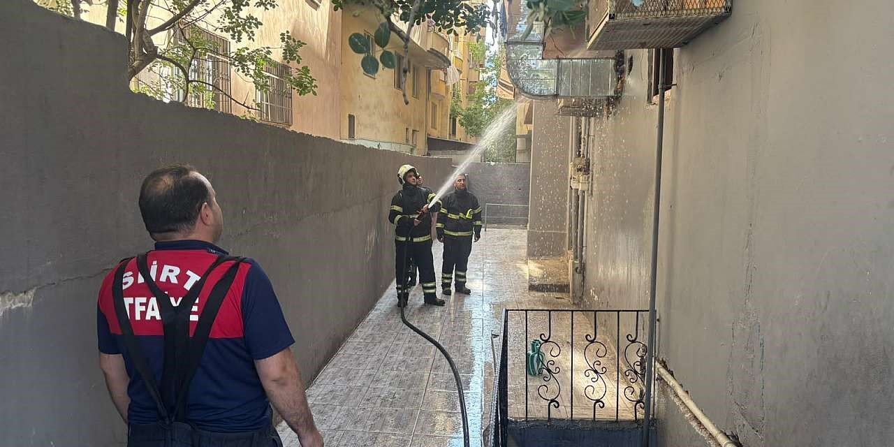 Restoranın bacasında korkutan yangın