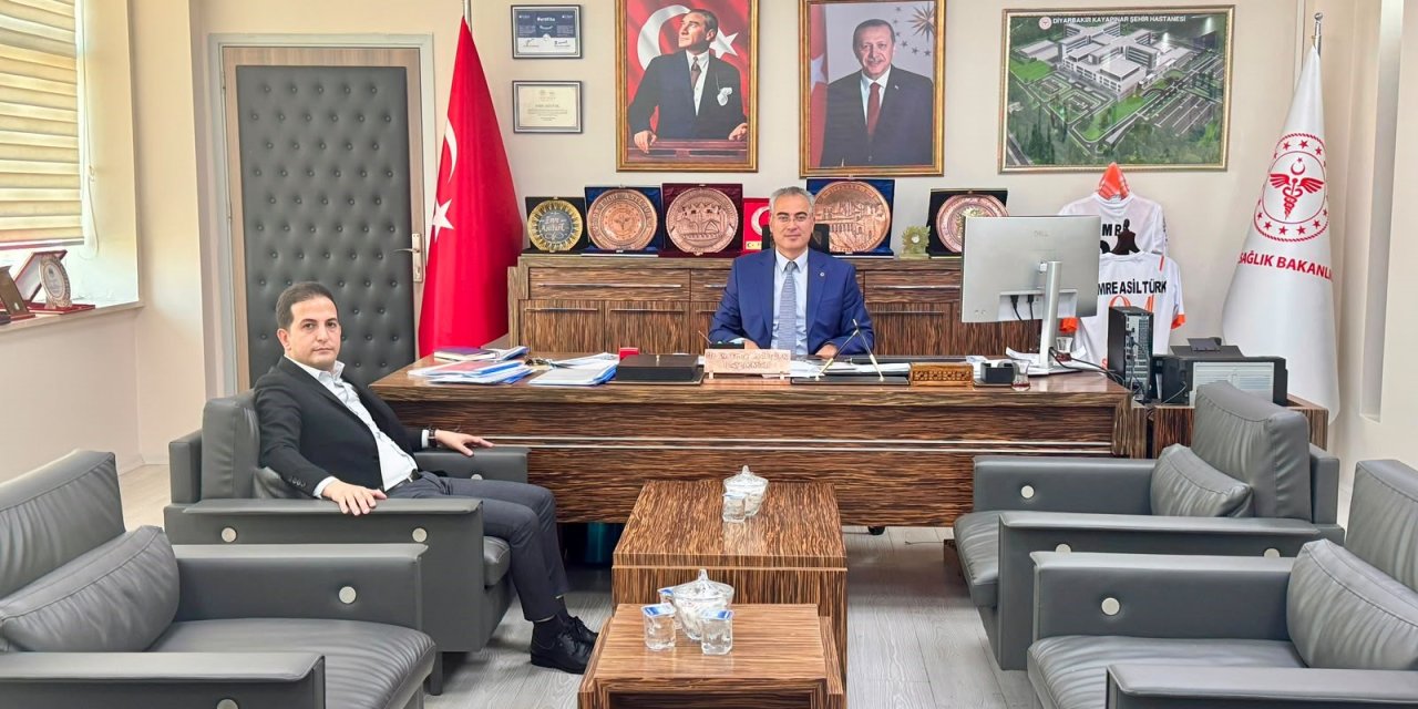 HAK-İŞ Diyarbakır’dan İl Sağlık Müdürü Asiltürk’e ziyaret
