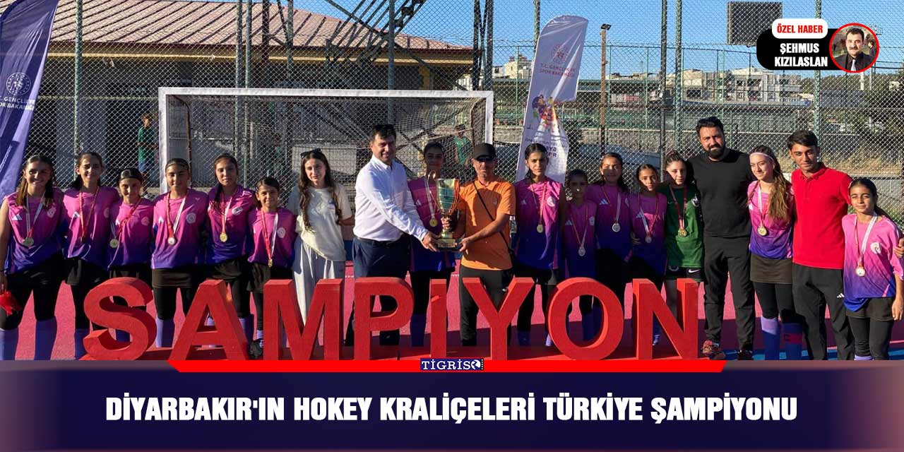 Diyarbakır'ın hokey kraliçeleri Türkiye şampiyonu