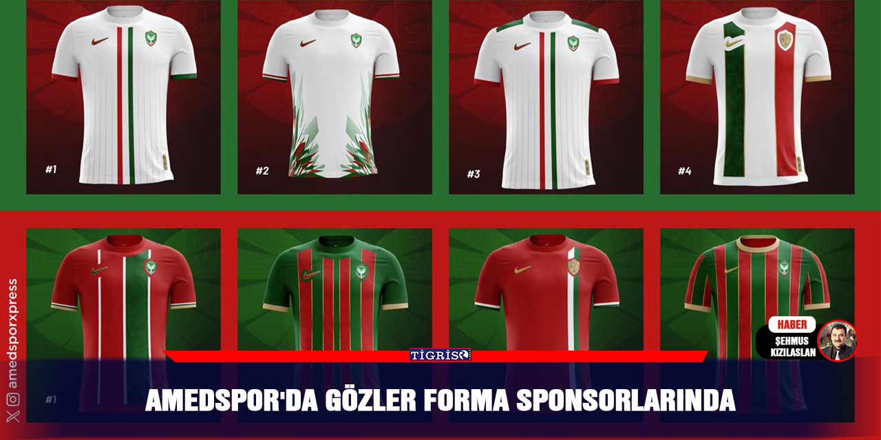 Amedspor'da gözler forma sponsorlarında