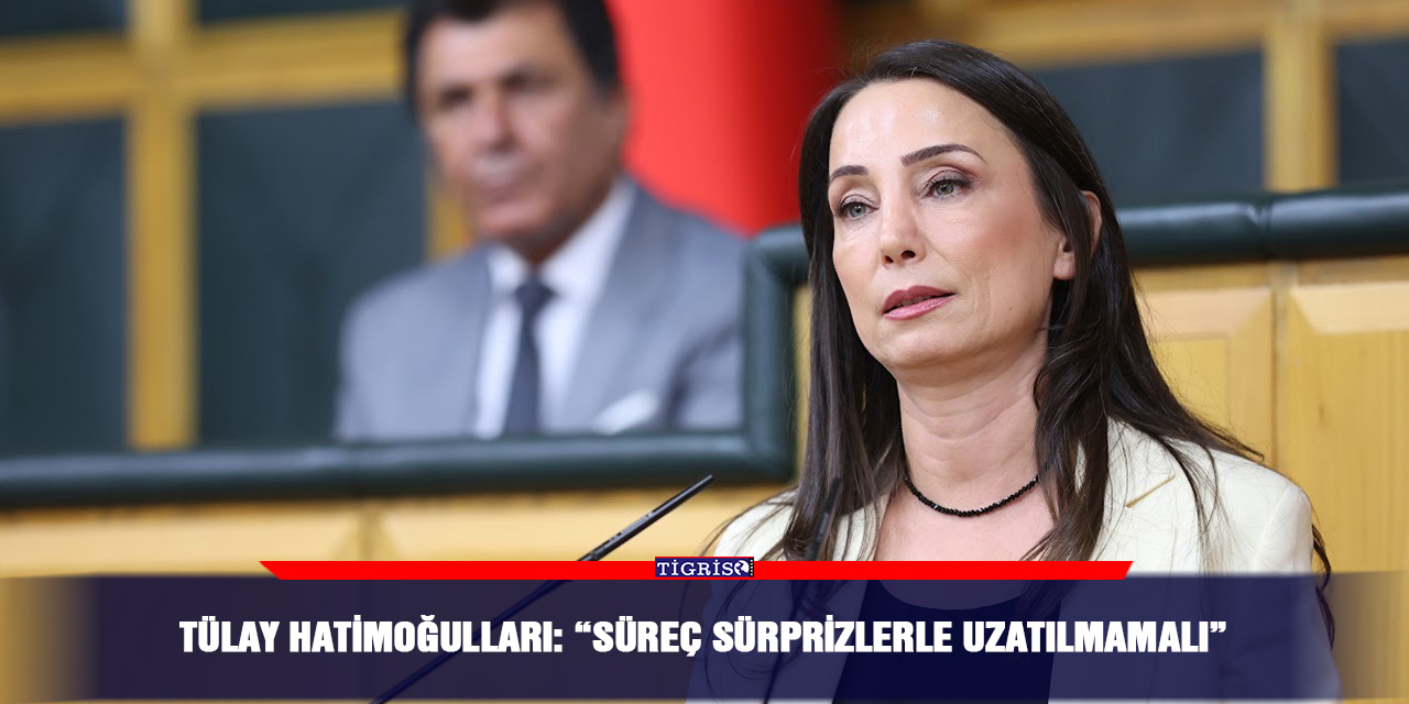 Tülay Hatimoğulları: “Süreç sürprizlerle uzatılmamalı”