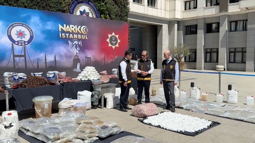 1 ton 163 kilogram uyuşturucu ele geçirildi