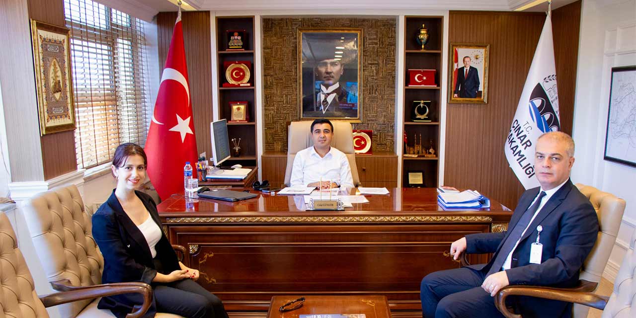 LÖSEV’den Çınar Kaymakamı Celal Güngör’e ziyaret