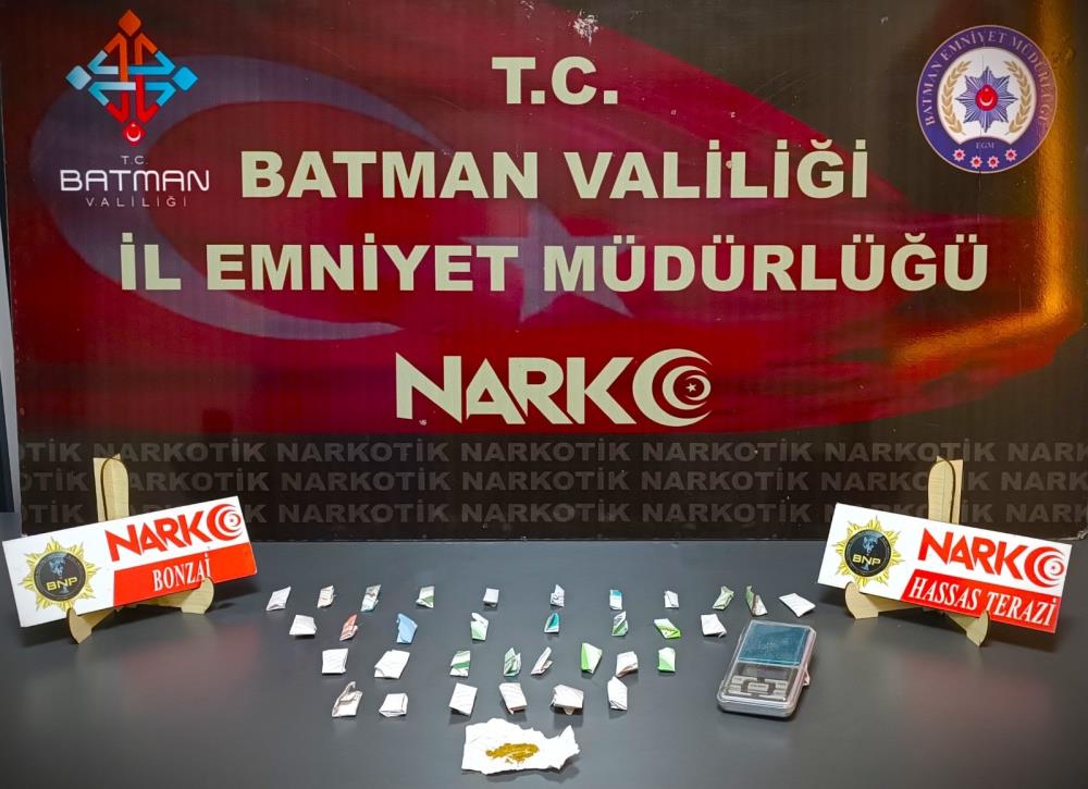 Batman’da narkotik operasyonu: 6 tutuklama