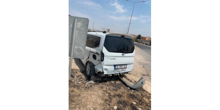 Maddi hasarlı trafik kazası