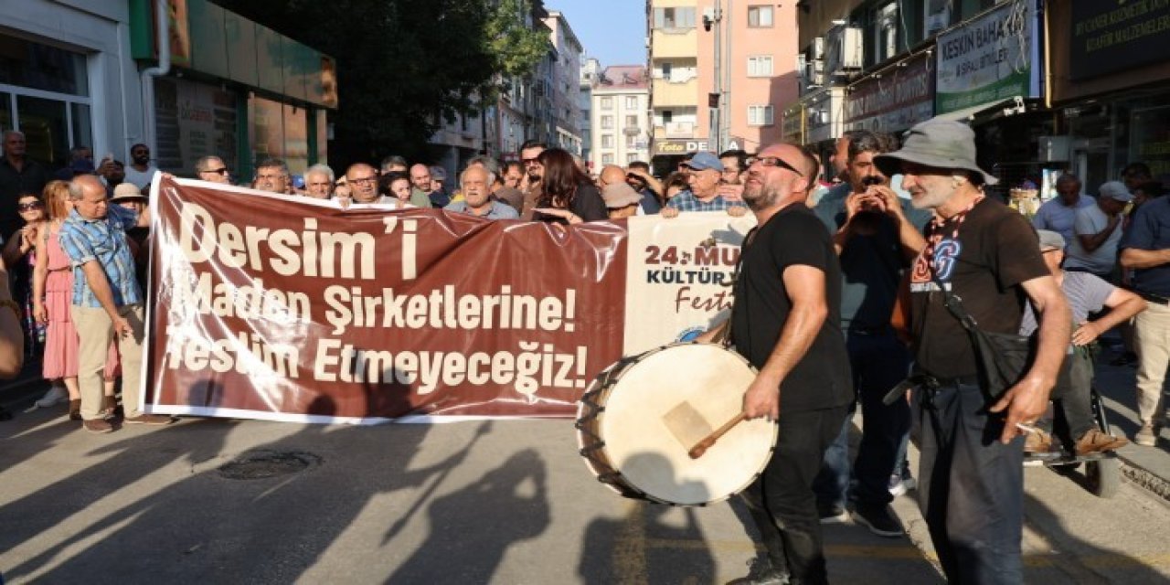 Tunceli’de doğa talanına karşı yürüyüş