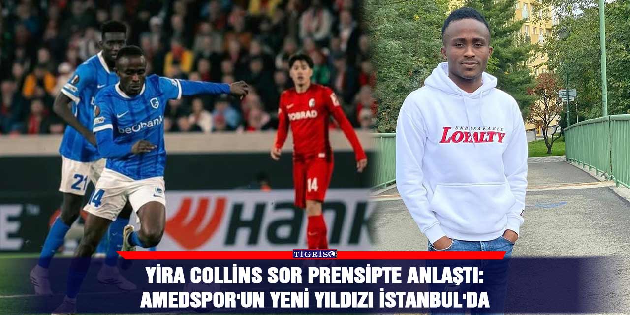 Yira Collins Sor Prensipte Anlaştı: Amedspor'un yeni yıldızı İstanbul'da