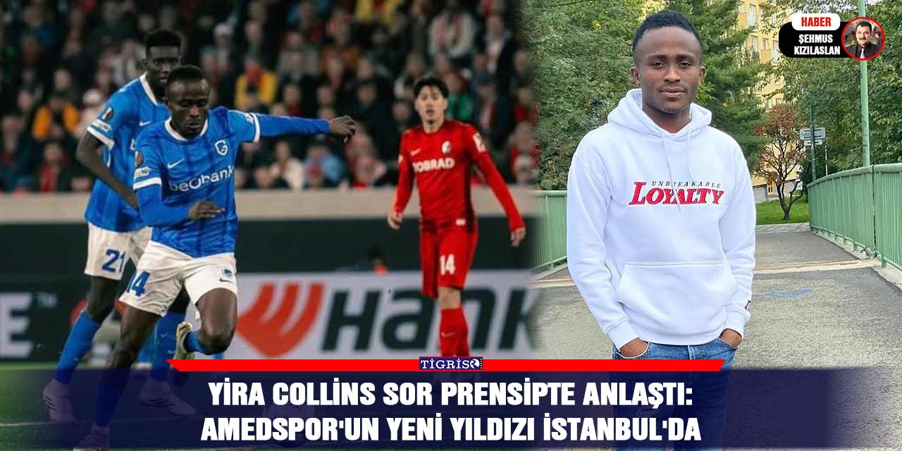 Yira Collins Sor Prensipte Anlaştı: Amedspor'un yeni yıldızı İstanbul'da