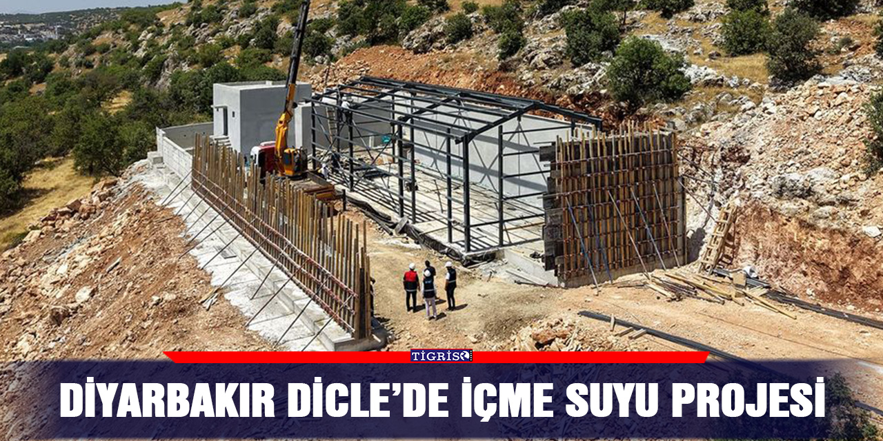 Diyarbakır Dicle’de içme suyu projesi