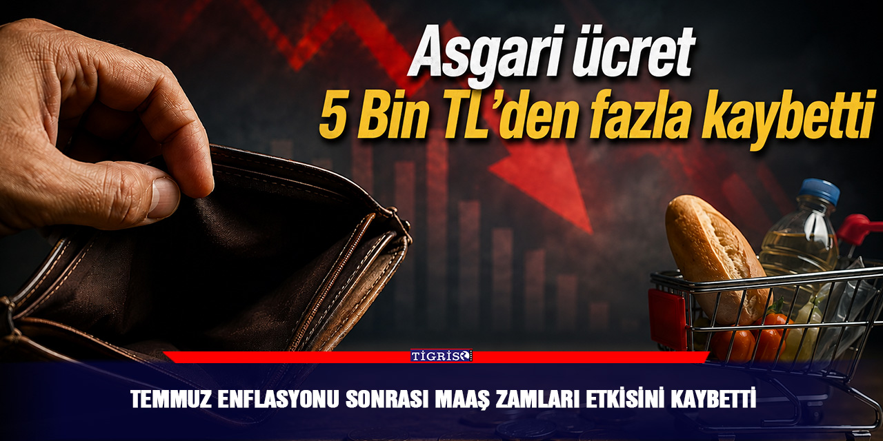 Temmuz enflasyonu sonrası maaş zamları etkisini kaybetti