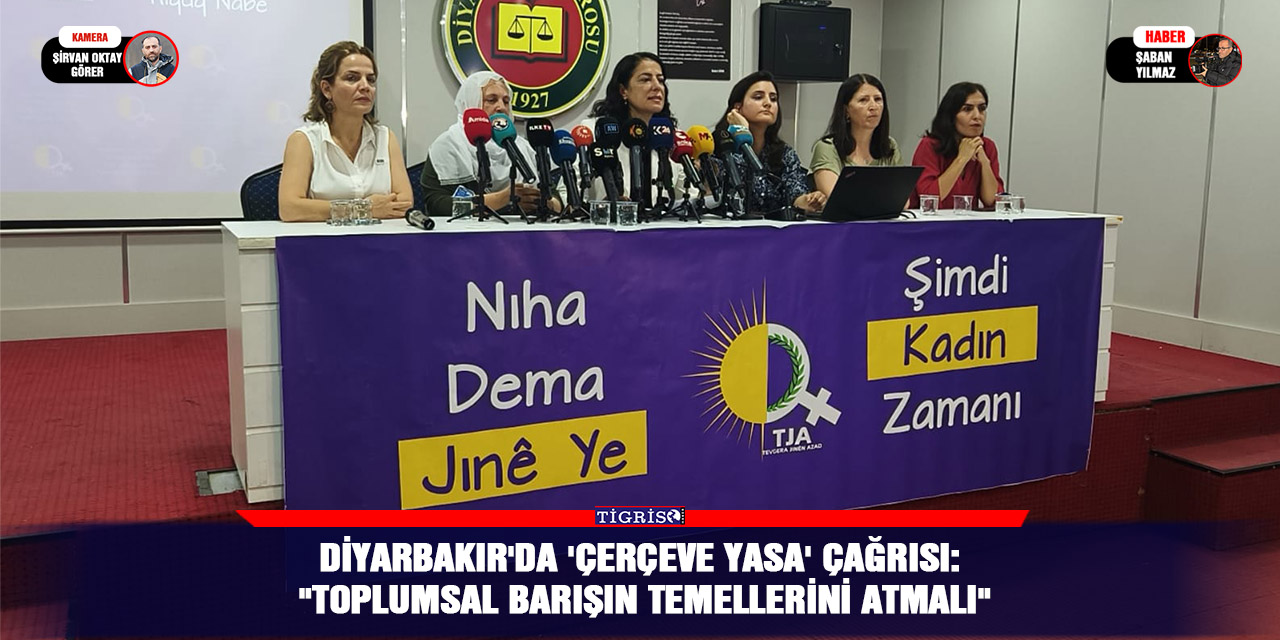 Diyarbakır'da 'çerçeve yasa' çağrısı: "Toplumsal barışın temellerini atmalı"