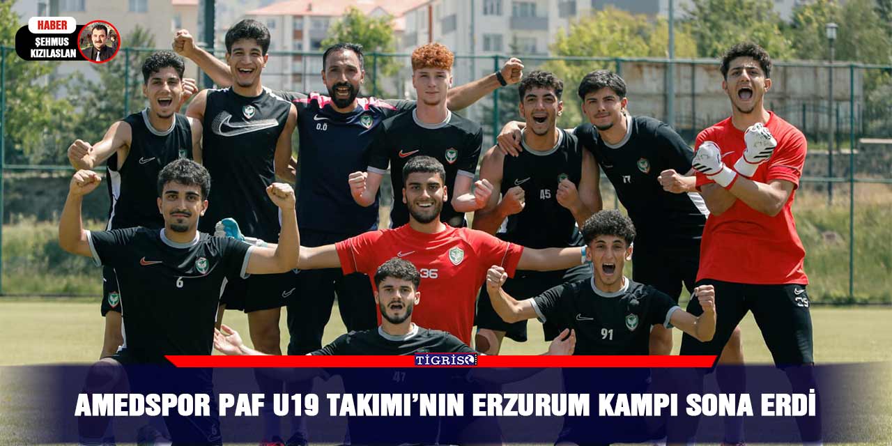 Amedspor PAF U19 Takımı’nın Erzurum kampı sona erdi