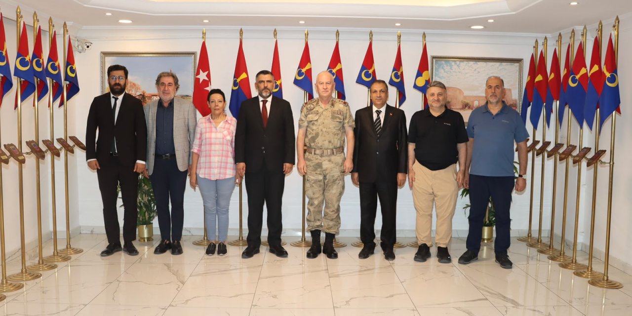 GGC’den Diyarbakır İl Jandarma Komutanı Hekimoğlu’na ziyaret