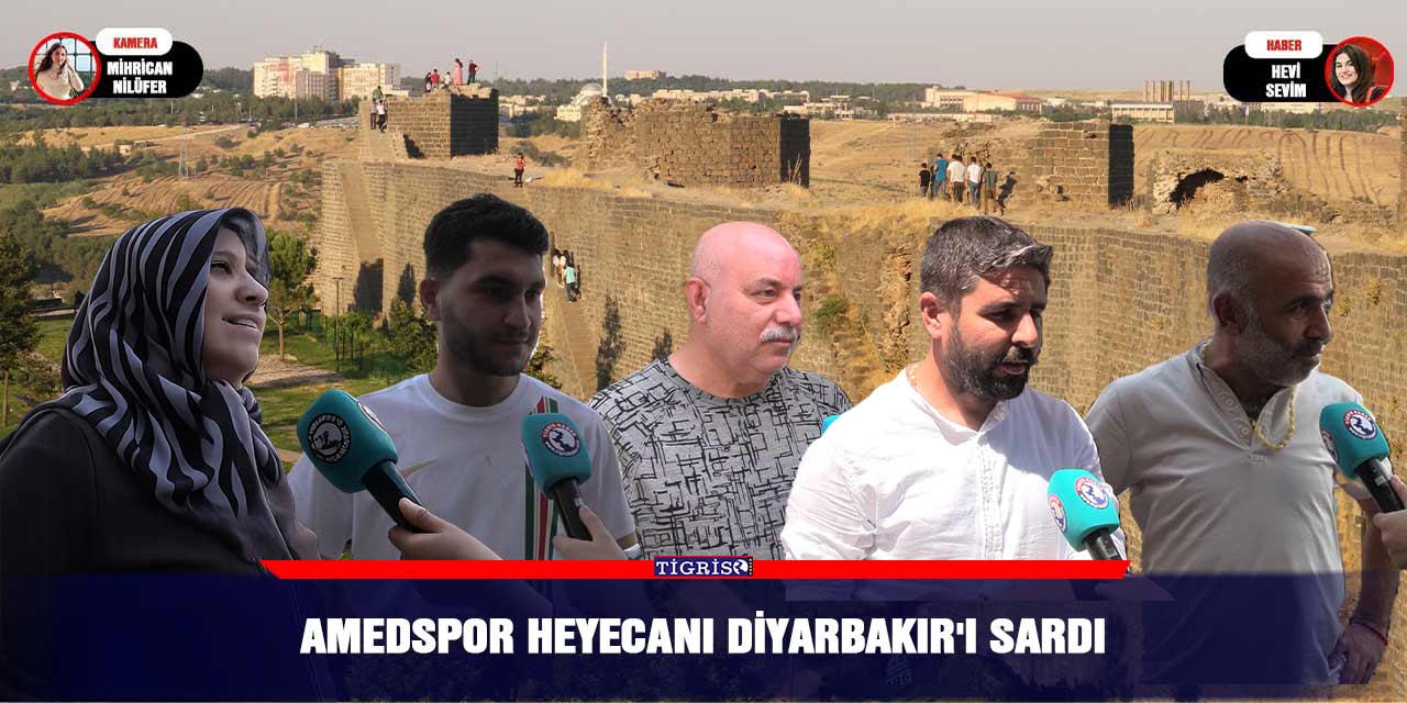 Amedspor heyecanı Diyarbakır'ı sardı