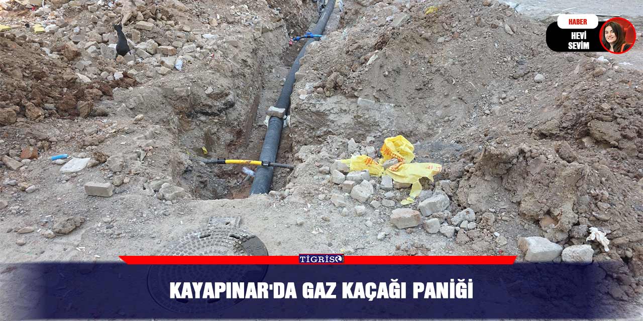 Kayapınar'da gaz kaçağı paniği