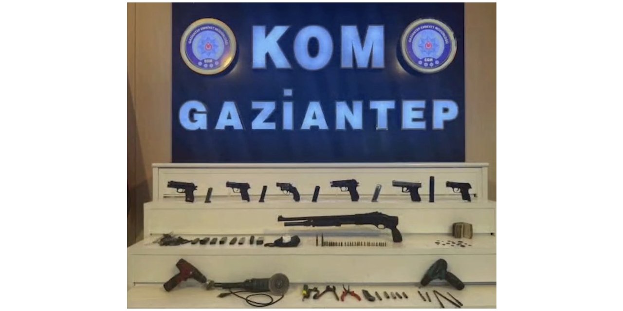 Gaziantep’te ruhsatsız silah operasyonu: 1 gözaltı