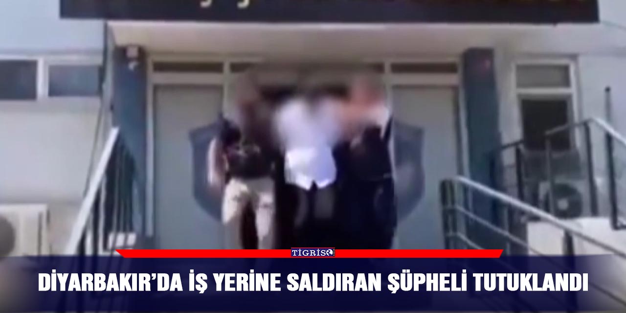 Diyarbakır’da iş yerine saldıran şüpheli tutuklandı