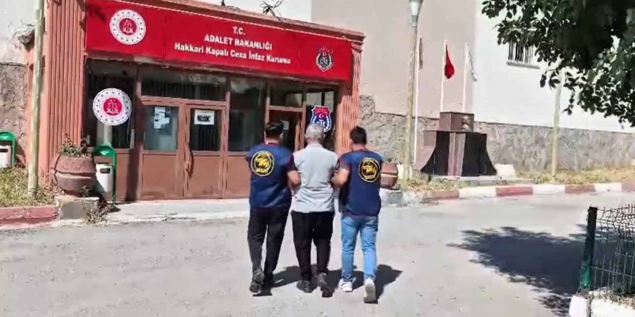 Hakkari’de aranan hükümlü yakalandı