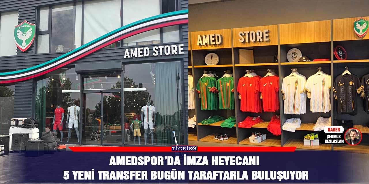 Amedspor’da imza heyecanı