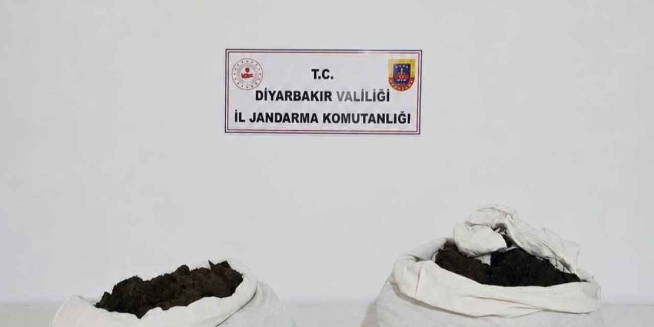 Diyarbakır'da 19 kilo esrar ele geçirildi
