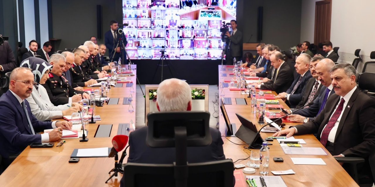 "Çerçeve yasa" sonrası İçişleri Bakanlığı'nda güvenlik toplantısı yapıldı