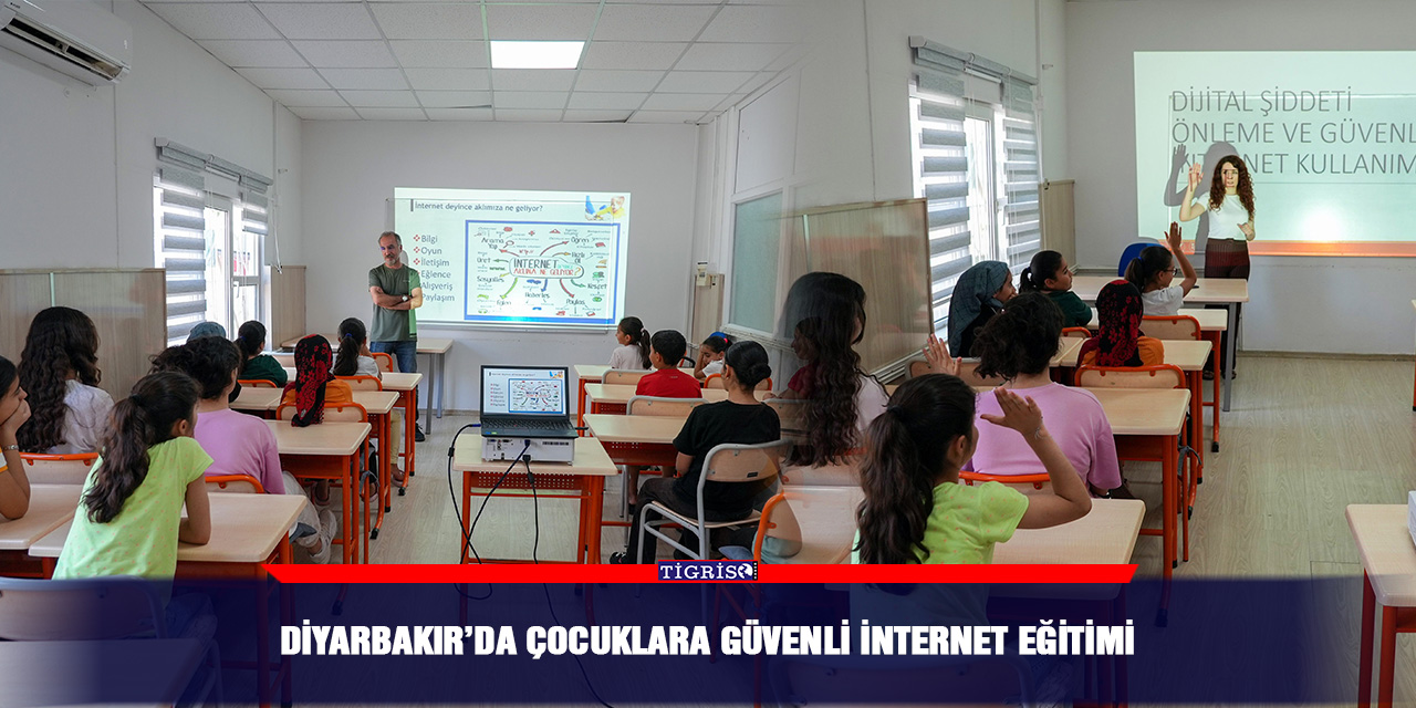 Diyarbakır’da çocuklara güvenli internet eğitimi