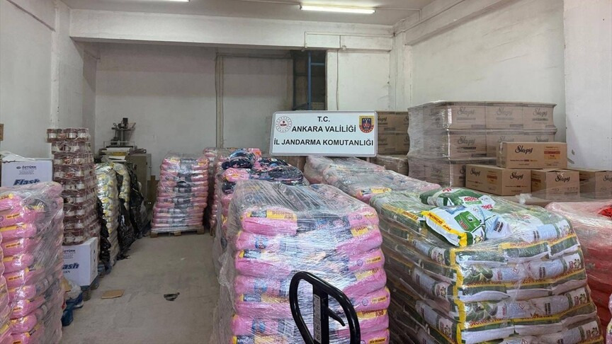 37 ton sahte deterjan ve kozmetik ürünü ele geçirildi