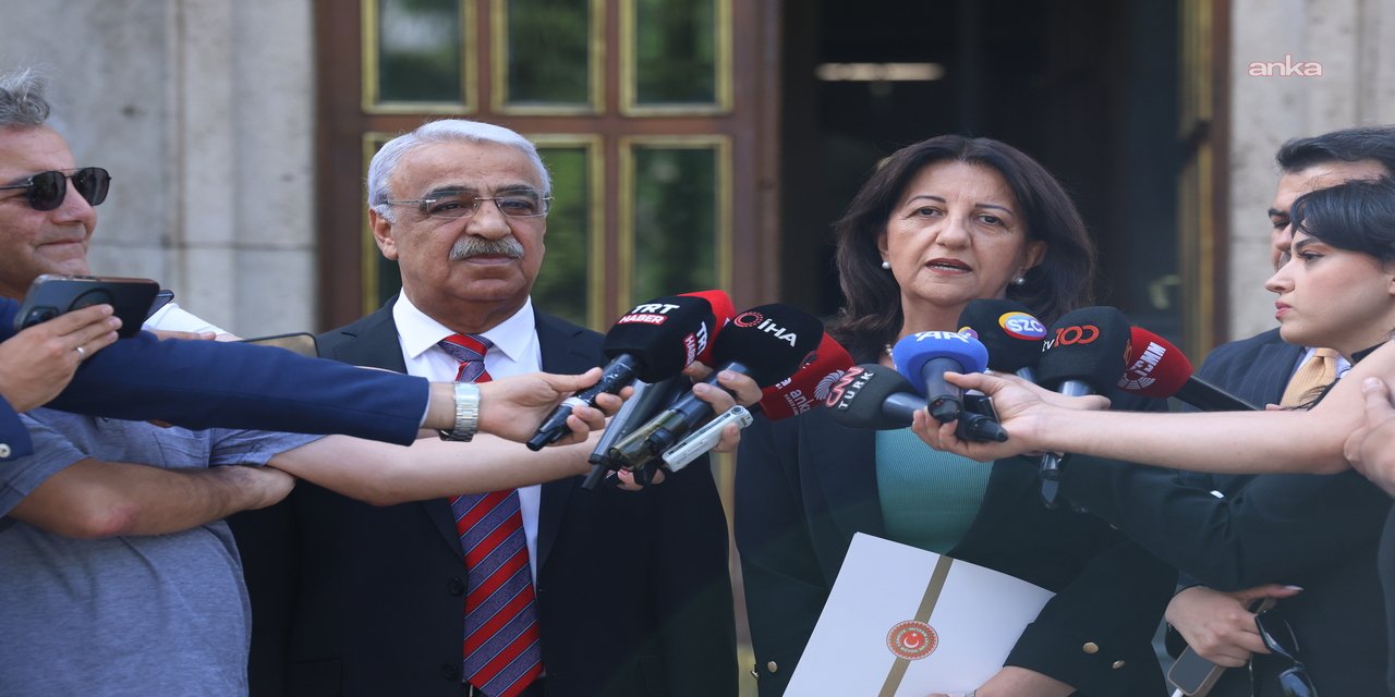 Buldan ve Sancar, Cumhurbaşkanı Erdoğan ile görüşmeleri öncesinde konuştu