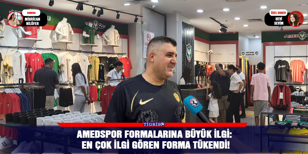 Amedspor formalarına büyük ilgi: En çok ilgi gören forma tükendi!