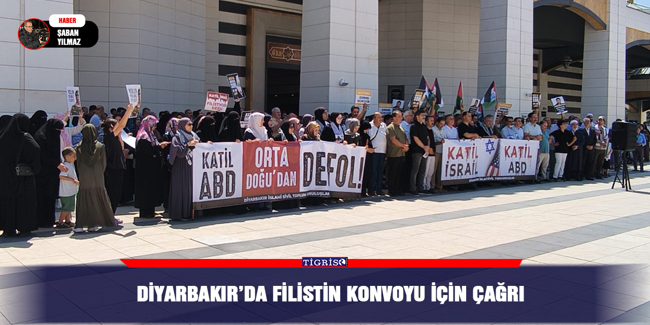 Diyarbakır’da Filistin konvoyu için çağrı