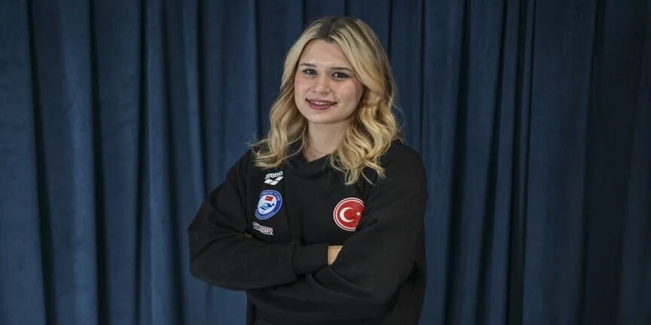 Milli para yüzücüye gümüş madalya